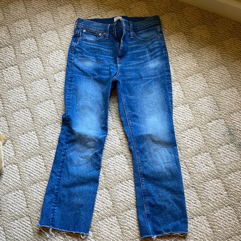 JCrew 9” Billie Demi Boot Crop jeans